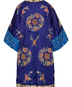 Annie's Archive 1930s Chinese Blue Silk Robe