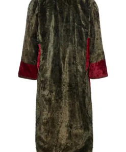 Annie's Archive 20th Century Mid-Green Velvet Chapan