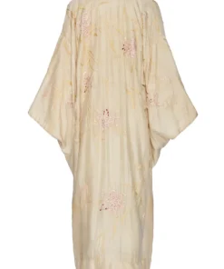 Annie's Archive 1920's Japanese Ivory Iris Kimono