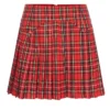 Amuse Bouche Tartan Red Skirt