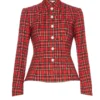 Amuse Bouche Tartan Red Jacket