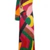 Ashish Sequin Long Asymmetric Abstract Dress