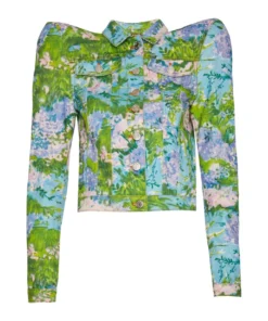 Richard Quinn Monet Shoulder Pad DenimJacket