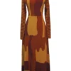 HELMSTEDT Long Dress Long Sleeves- Yellow Glaze