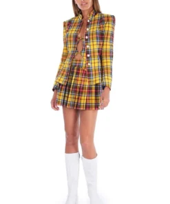 Amuse Bouche Tartan Yellow Jacket