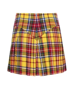 Amuse Bouche Tartan Yellow Skirt