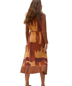 HELMSTEDT Long Dress Long Sleeves- Yellow Glaze