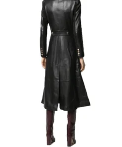 Temperley London Midnight Leather Coat