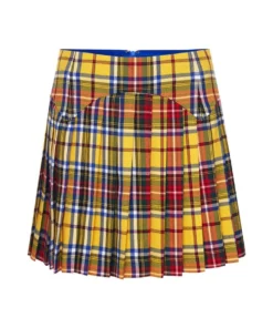 Amuse Bouche Tartan Yellow Skirt