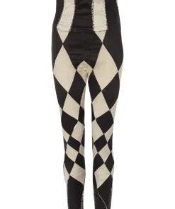 Annie's Archive Black & White Checked Pants