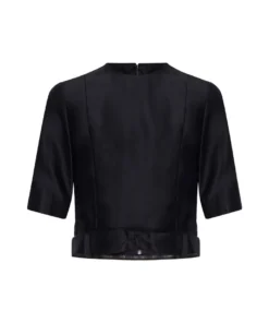 Annie's Archive 1964 Christian Dior Couture Black Satin Bodice, Autumn Winter. Rent: £140/Day