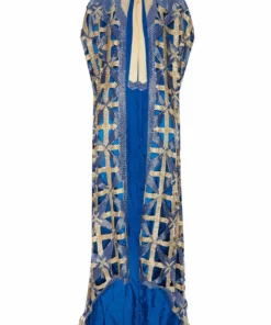 Annie's Archive Embellished Blue Sequin Cape