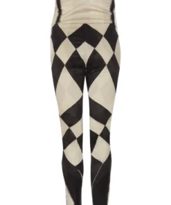 Annie's Archive Black & White Checked Pants