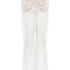 Annie's Archive Emilio Pucci White Embroidered Pants