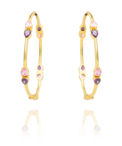 Opuline Yasmin Hoop Earrings